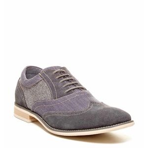 Steve Madden Grey Samsonn Suede Oxfords